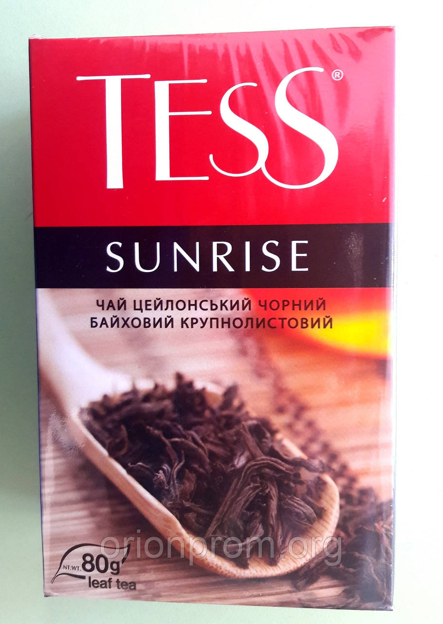 Чай Tess Sunrise 80 г чорний