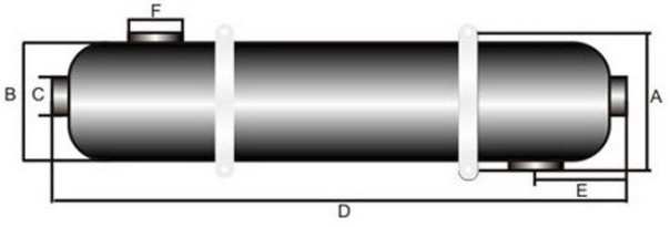 Габаритні розміри і діаметр підключення теплообмінників Bridge серії MT Габаритні розміри і діаметр підключення теплообмінників Bridge серії MT