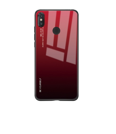 Чохол Gradient для Xiaomi Redmi Note 5 / Note 5 Pro Red-black