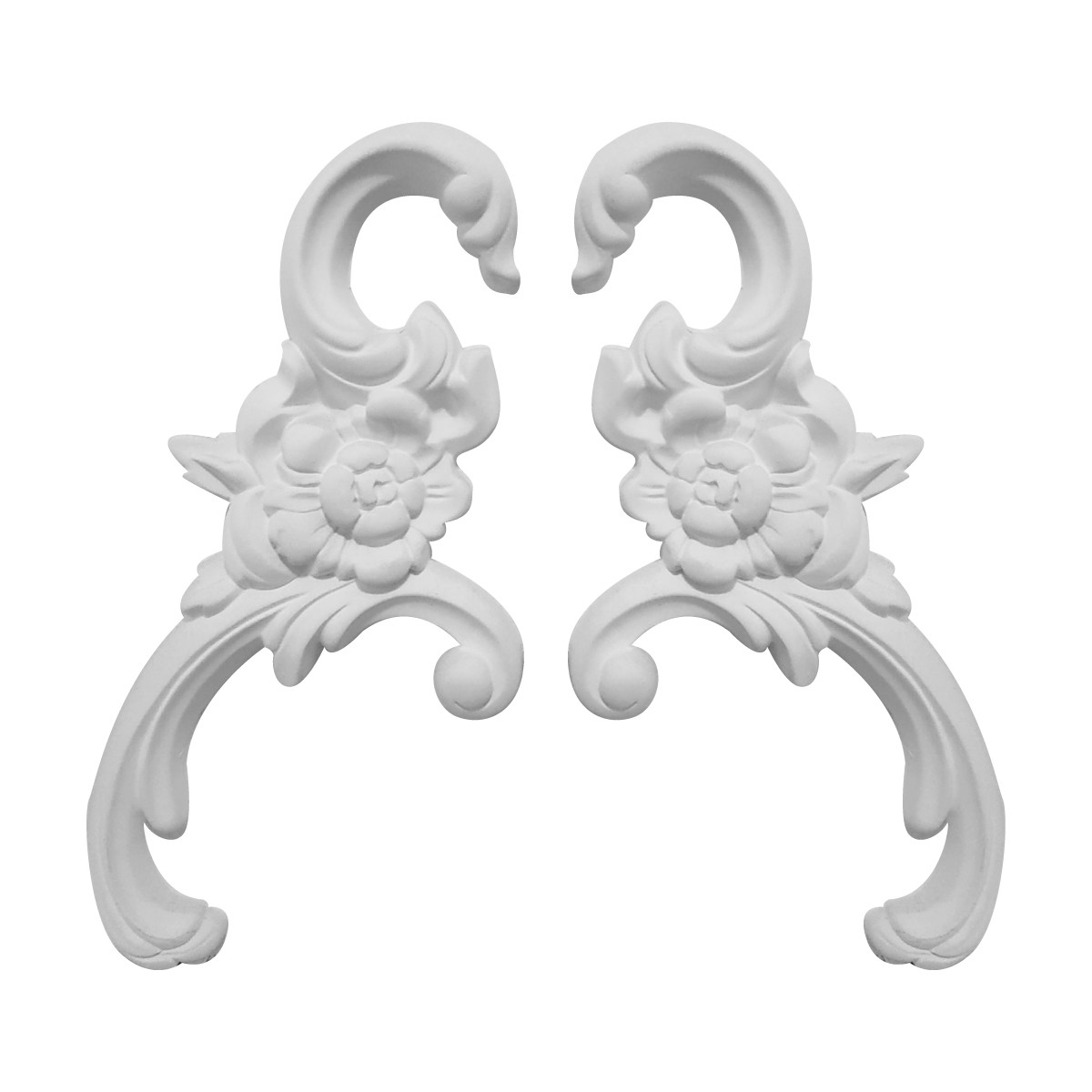 Декоративний кут з гіпсу, гіпсовий кут у-12 һ190мм, фото 1