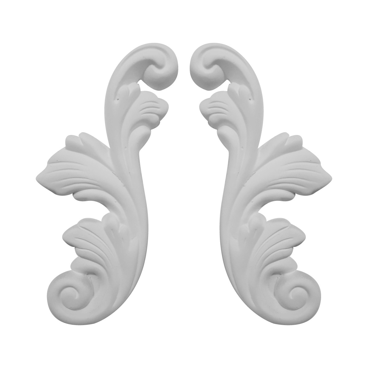 Декоративний кут з гіпсу, гіпсовий кут у-18 һ166мм, фото 1