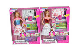 Лялька типу Барбі 903 Модельєр на шарнірах короб.