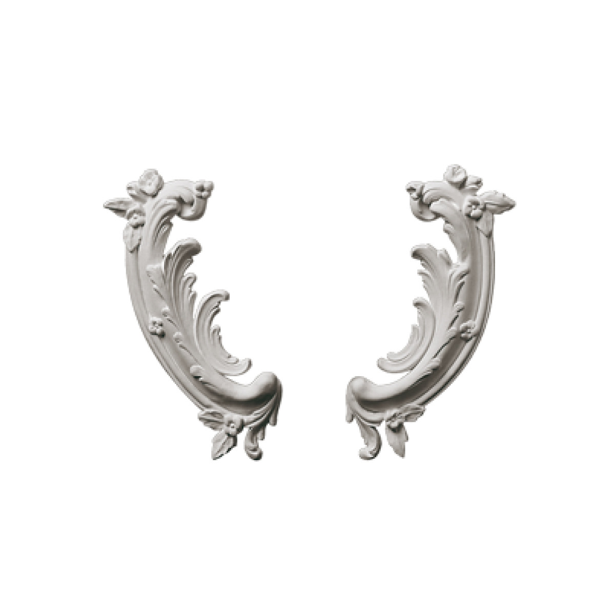 Декоративний кут з гіпсу, гіпсовий кут у-14 һ330мм, фото 1