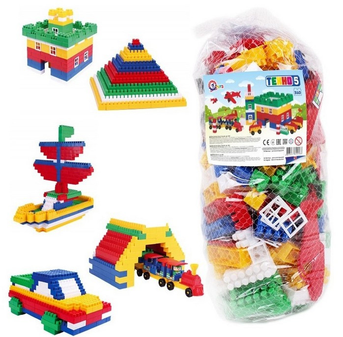 Конструктор ТехноК 5, 310 деталей, фото 1