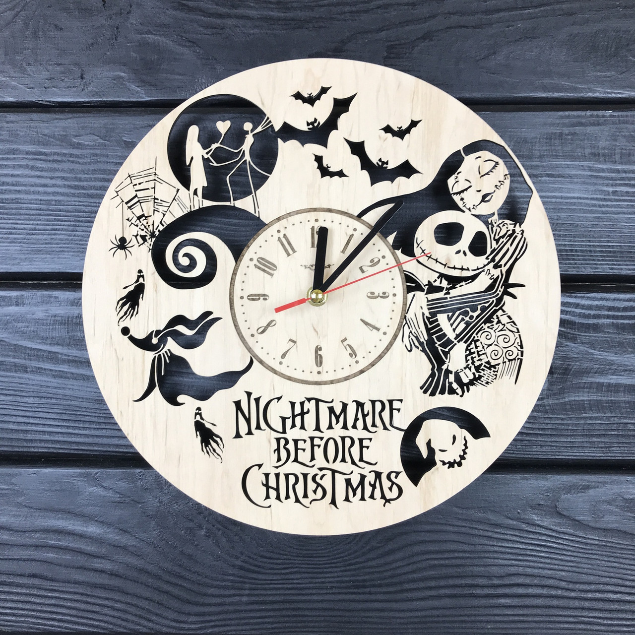 Годинник настінний великий «Nightmare before Christmas»