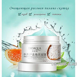 Гель-пілінг Bioaqua з екстрактом рису Brightening & Exfolianting Gel