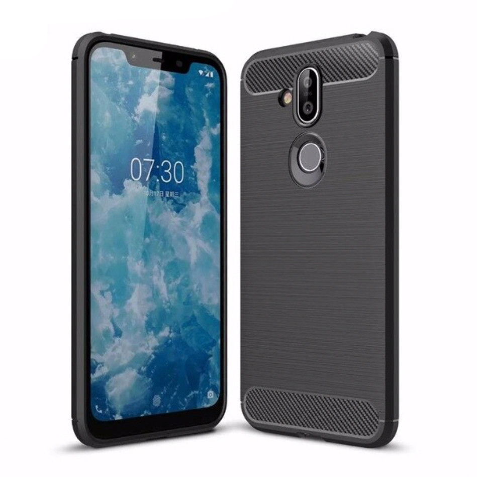 Чохол силіконовий TPU на Nokia 8.1 чорний