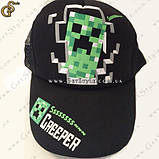 Бейсболка Minecraft - "Black Creeper", фото 4
