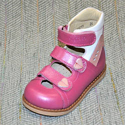 Ортопедичні туфлі для дівчат Orthobe (код 0588 розміри: 30
