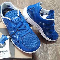 Кросівки жіночі Bona р.36 натуральна шкіра/сітка сині