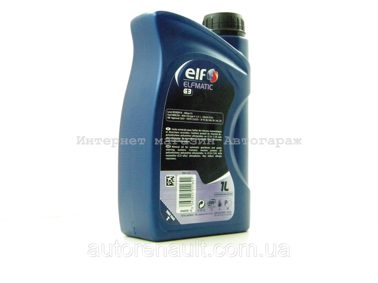 Трансмиссионное масло(АКПП) ELF Elfmatic G3 (1 Liter) - фото 3 - id-p99639316