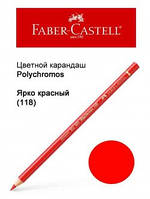 Карандаш Faber Castell Polychromos ярко-красный 110118