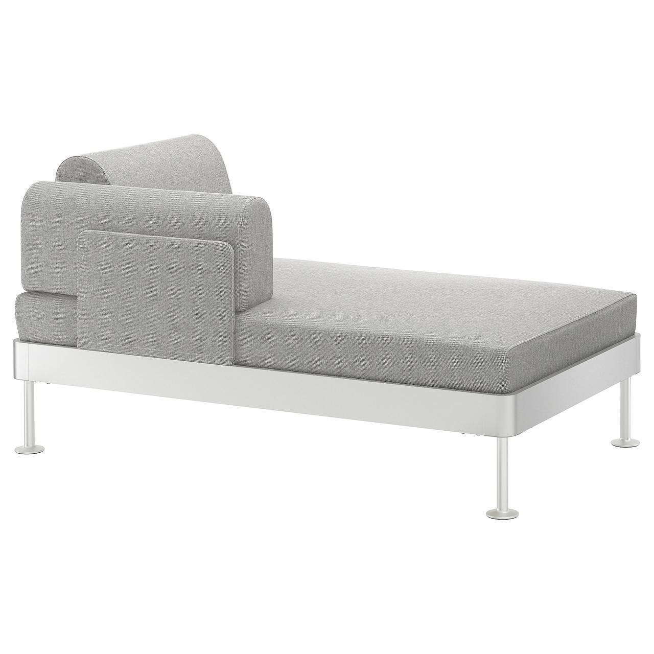 Купить IKEA DELAKTIG Шезлонг с подлокотником, Таллмира белый/черный ...
