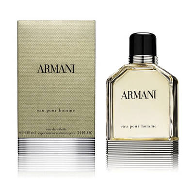 Чоловічі парфуми Giorgio Armani Eau Pour Homme туалетна вода 100ml оригінал, фужерний цитрусовий аромат