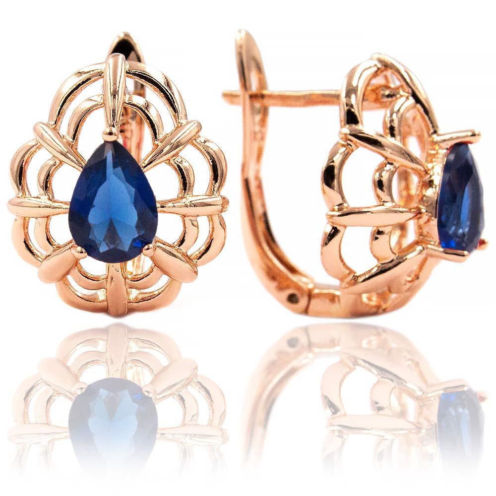 Сережки Xuping 1,5 см (Медичне золото) 924552(4)