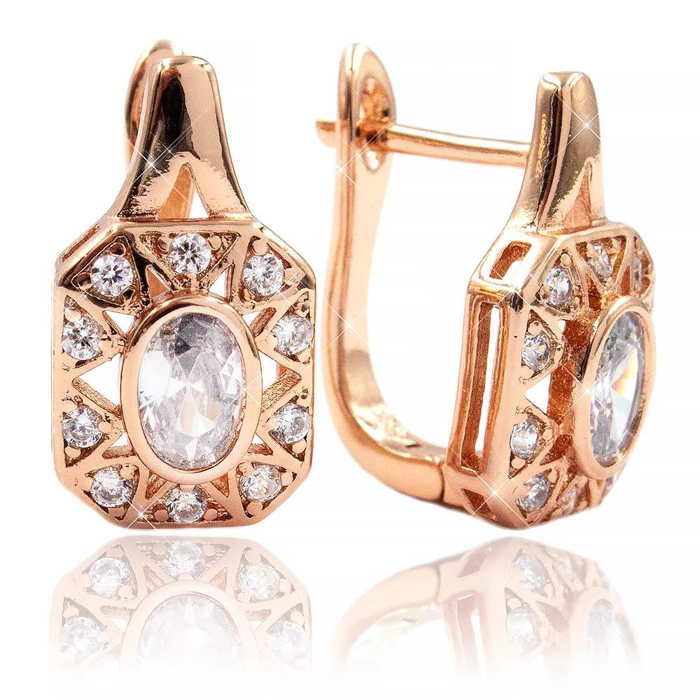 Сережки Xuping 1,7 см (Медичне золото) 924555
