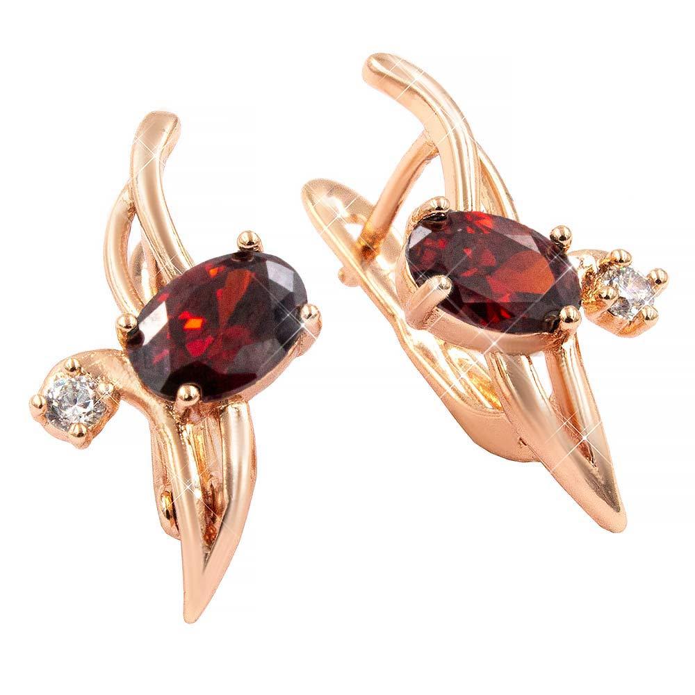 Сережки Xuping 2 см (Медичне золото) 924561(1)