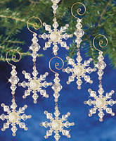 Набор бисероплетения "Snow Crystal Dangler//Снежные кристалы" The Beadery B7332