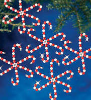 Набор бисероплетения Candy Cane Snowflake//Снежинки из леденцов" The Beadery B5979