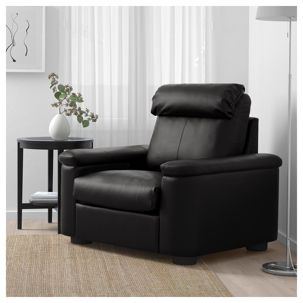 IKEA LIDHULT Кресло, Grann/Бомстад черный (392.570.04), цена 54824 грн