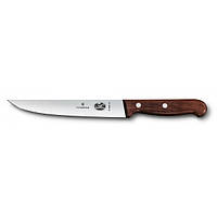 Кухонний ніж Victorinox Rosewood Carving обробний 180 мм Коричневий (5.1800.18) оригінальний