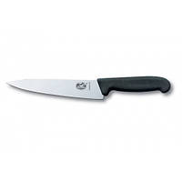 Кухонный нож Victorinox Fibrox разделочный 150 мм Черный (5.2003.15) оригинальный