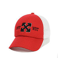 Коттоновая кепка з сіткою "Off Whte"