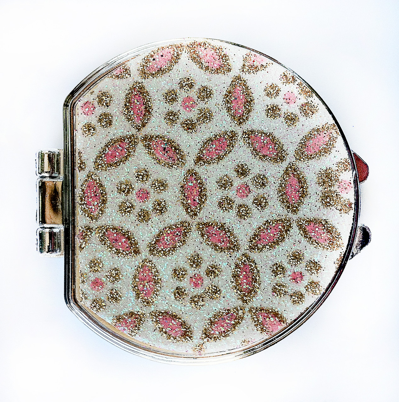 Дзеркало двостороннє кишенькове кругле, Д. 7 см No4