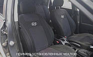 Чохли на сидіння CHEVROLET AVEO hatchback 2002-2011 задня спинка і сидіння цілісна закр тил; "горби". 'NIKA', фото 3