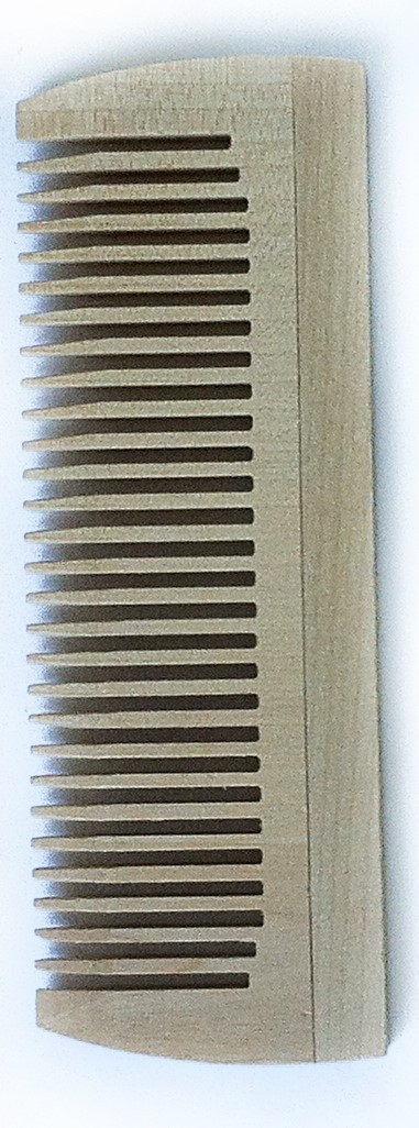 Гребінець для волосся дерев'яний,121мм