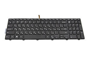 Клавiатура для ноутбука DELL Inspiron 3541, 5542 підсвічування клавiш, чoрний