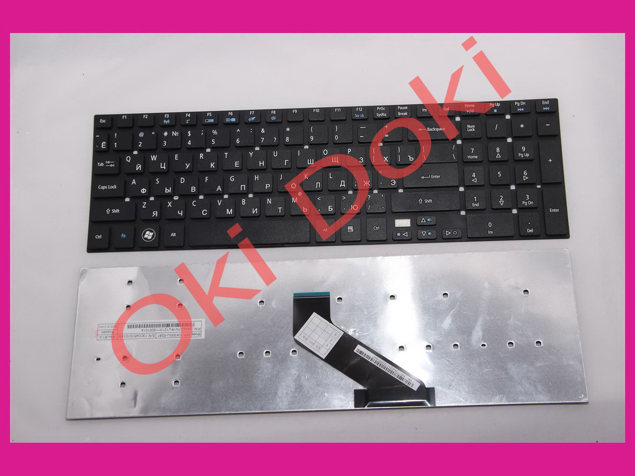 Клавіатура Acer Aspire 5830 5830G 5830T 5755G E1-522 E1-532 E1-731 V3-531 V3-551G V3-571 V3-571G V3-731 V3-771 E1-570 чорна Origina