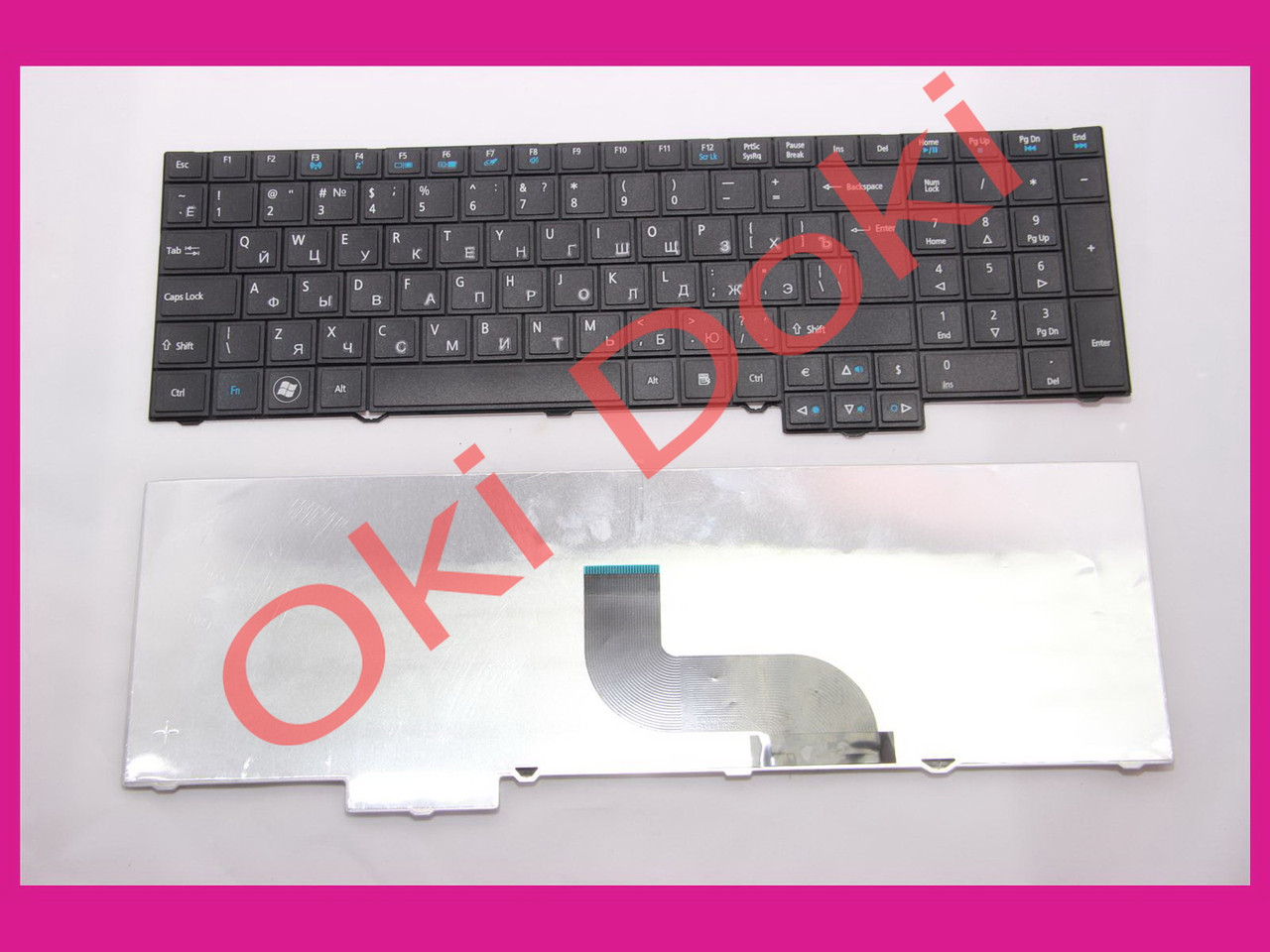 Клавіатура ACERTM 5360 5760 6595 7750 8573 rus black вертикальний ентер