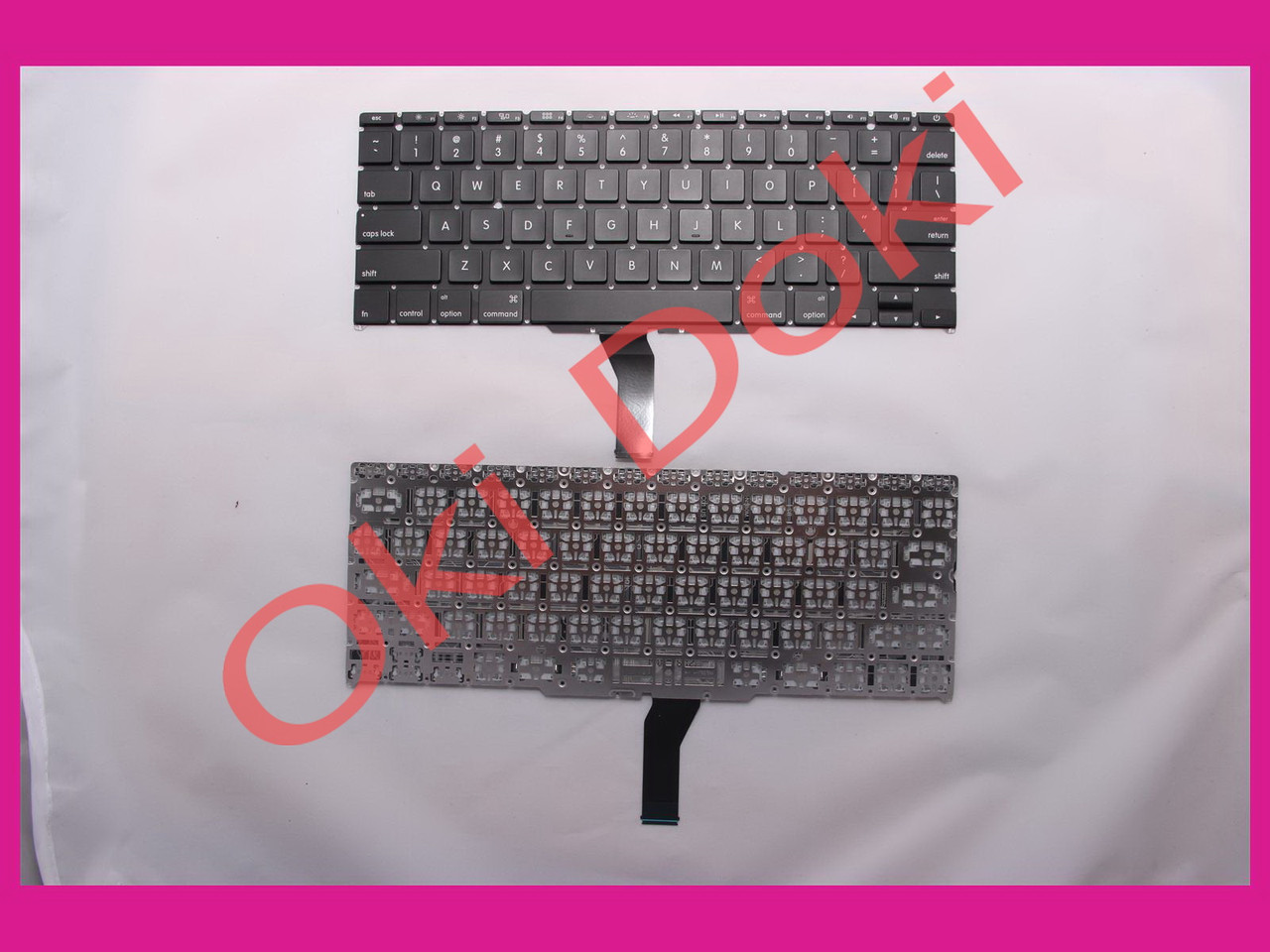Клавіатура Apple MacBook Air A1370 A1465 11" 2011-2012гг. US горизонтальний Enter, фото 1