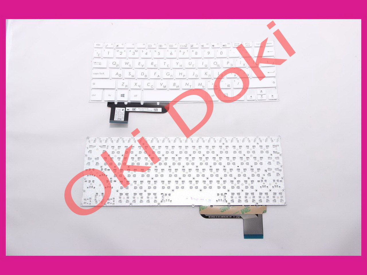 Клавіатура ASUS EeeBook X205 X205TA rus white без фрейму, фото 1