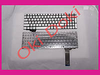 Клавиатура Asus G550 N550 N750 series G56 N56 N76 Q550 rus silver без фрейма