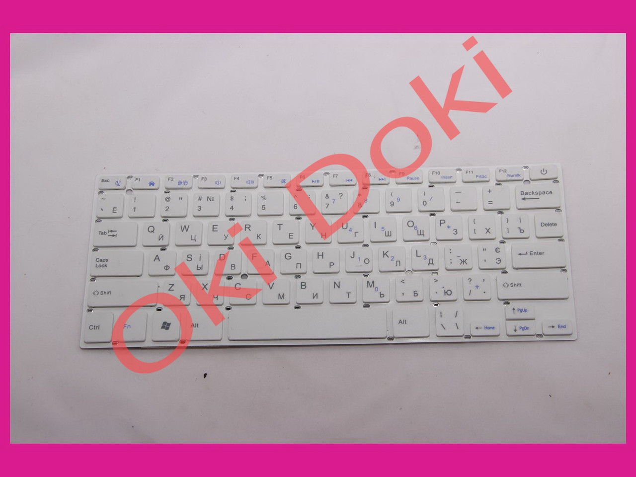 Клавіатура Bravis NB133 rus white