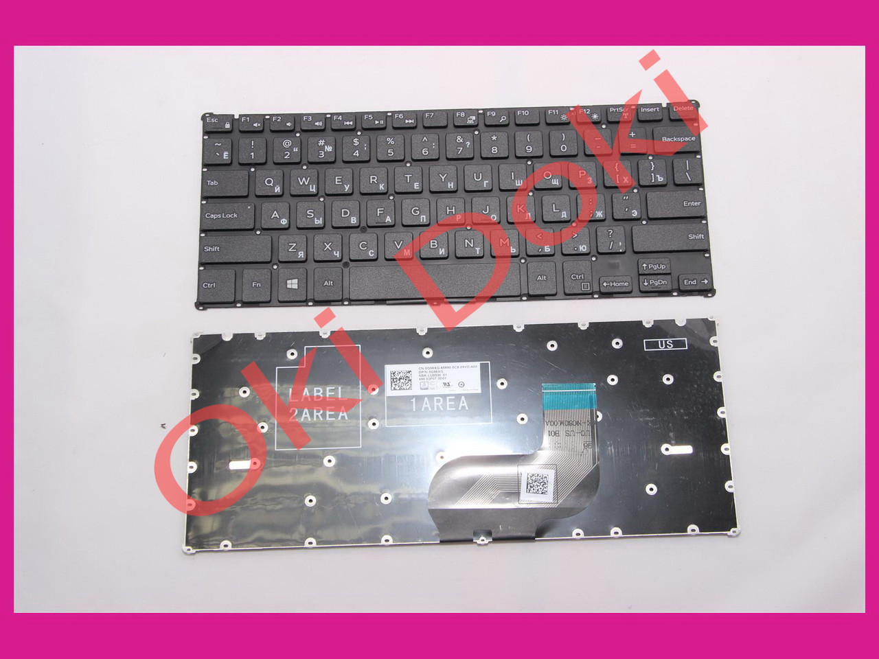 Клавіатура Dell Inspiron 11 3162 3164 3168 3169 3179 0G96XG 490.03P07.0D01 NSK-LU0SW rus black без фрейму type 2
