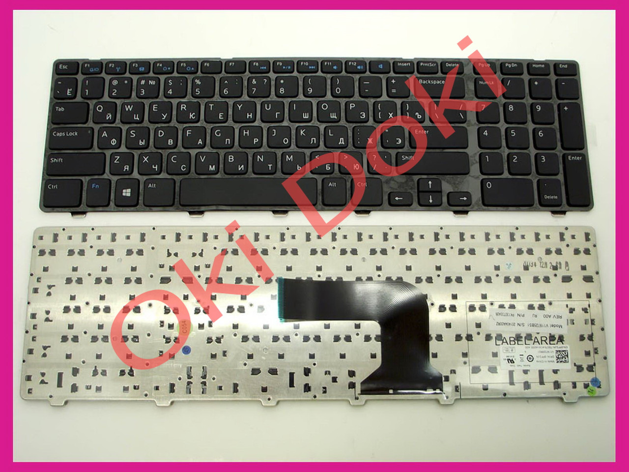 Клавіатура Dell Inspiron 3721 5721 5737 3737 3531 чорна, фото 1