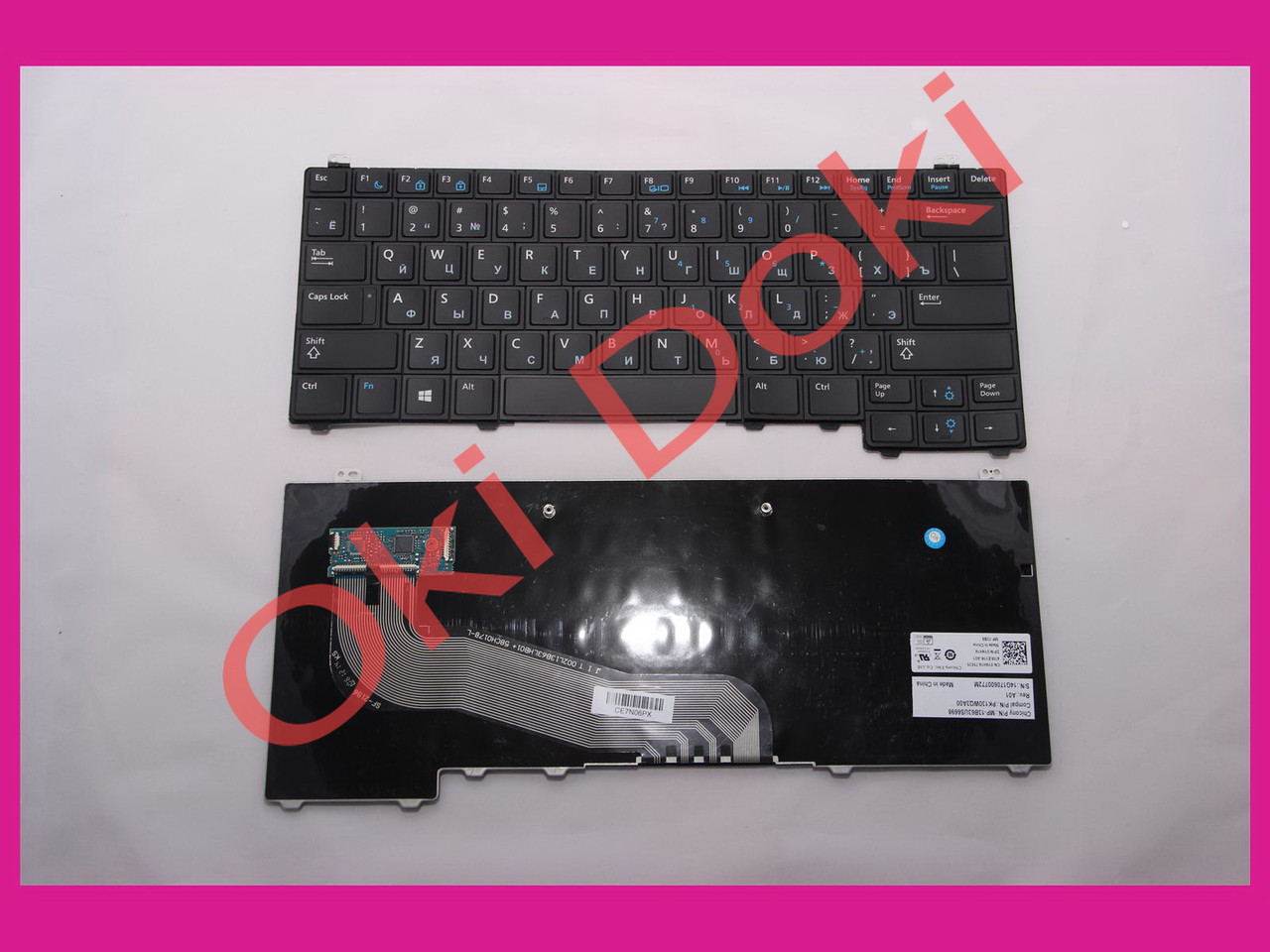 Клавіатура DELL Latitude E5440 rus black, фото 1