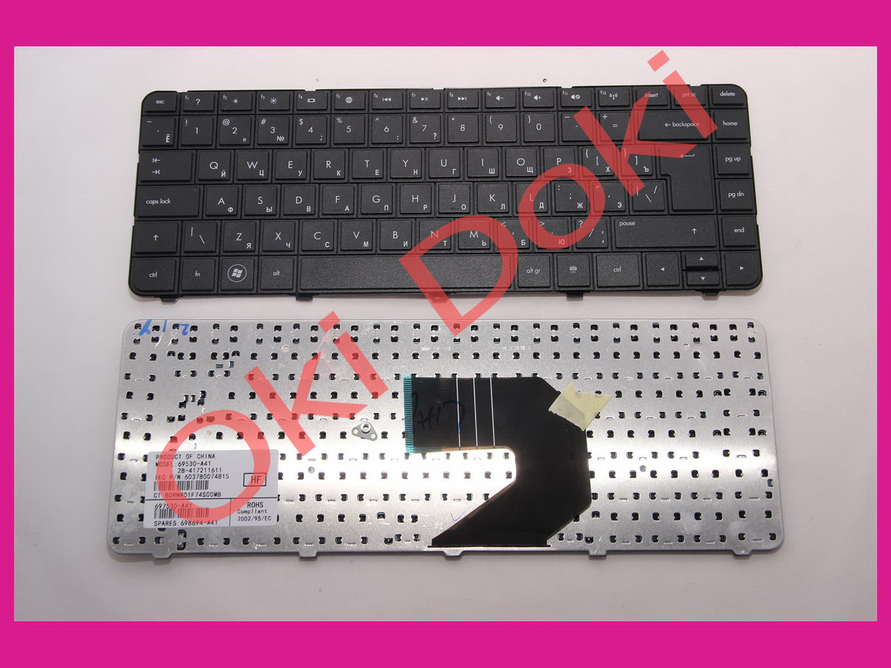 Клавіатура HP Pavilion G4 G4-1000 G6 G6-1000 CQ43 CQ57 CQ58 630 635 чорна вертикальний Enter Оригінал
