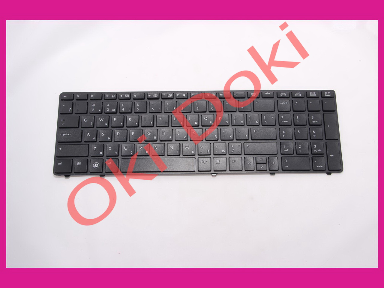 Клавіатура HP Probook 6560B 6565b 6570b 6575b Elitebook 8560p 8570 чорна рамка