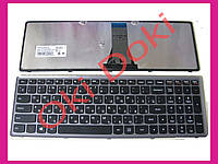 Клавиатура LENOVO Flex 15 Flex 15D G500s G505s S510p S500 silver