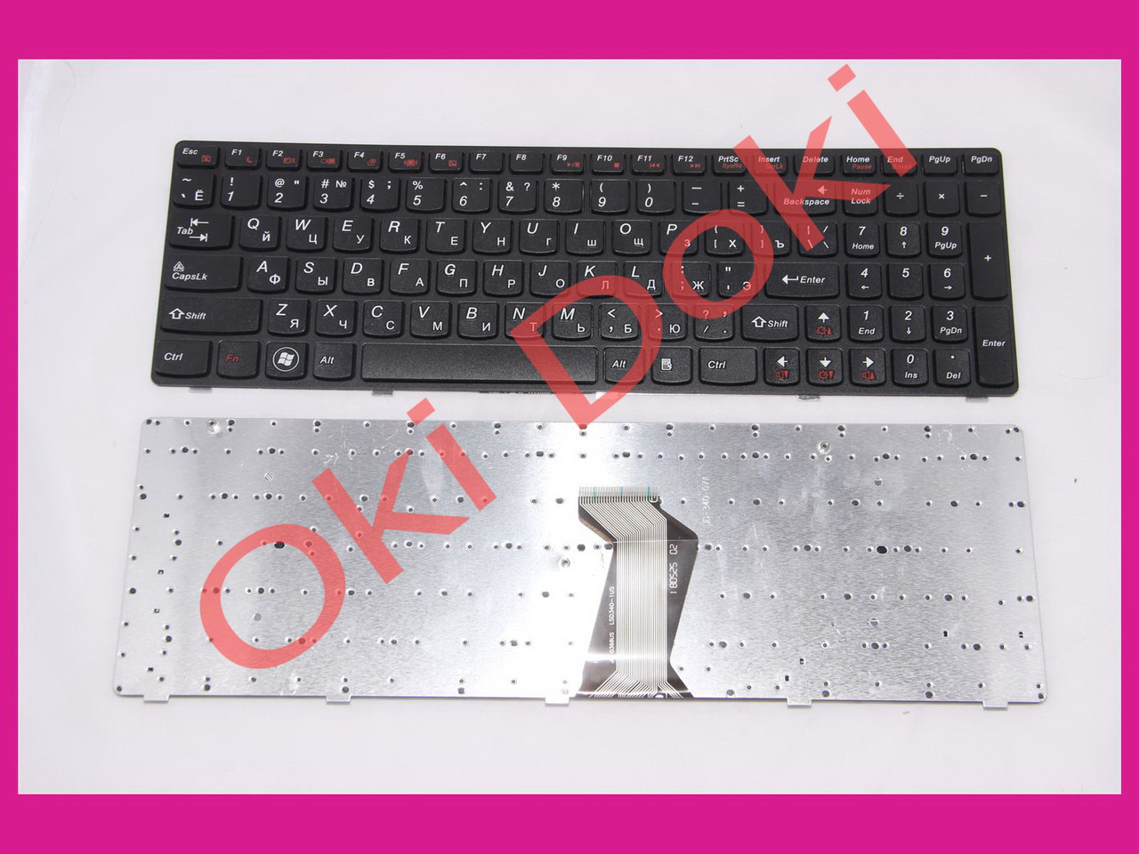 Купити Клавіатура Lenovo G580 G585 N580 N585 Z580 Z585 rus black type 4 ...