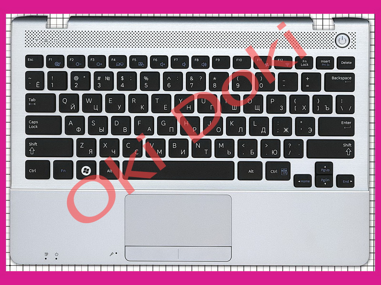 Клавіатура Samsung NP300U1A NP305U1A 300U1A 305U1A чорна Topcase