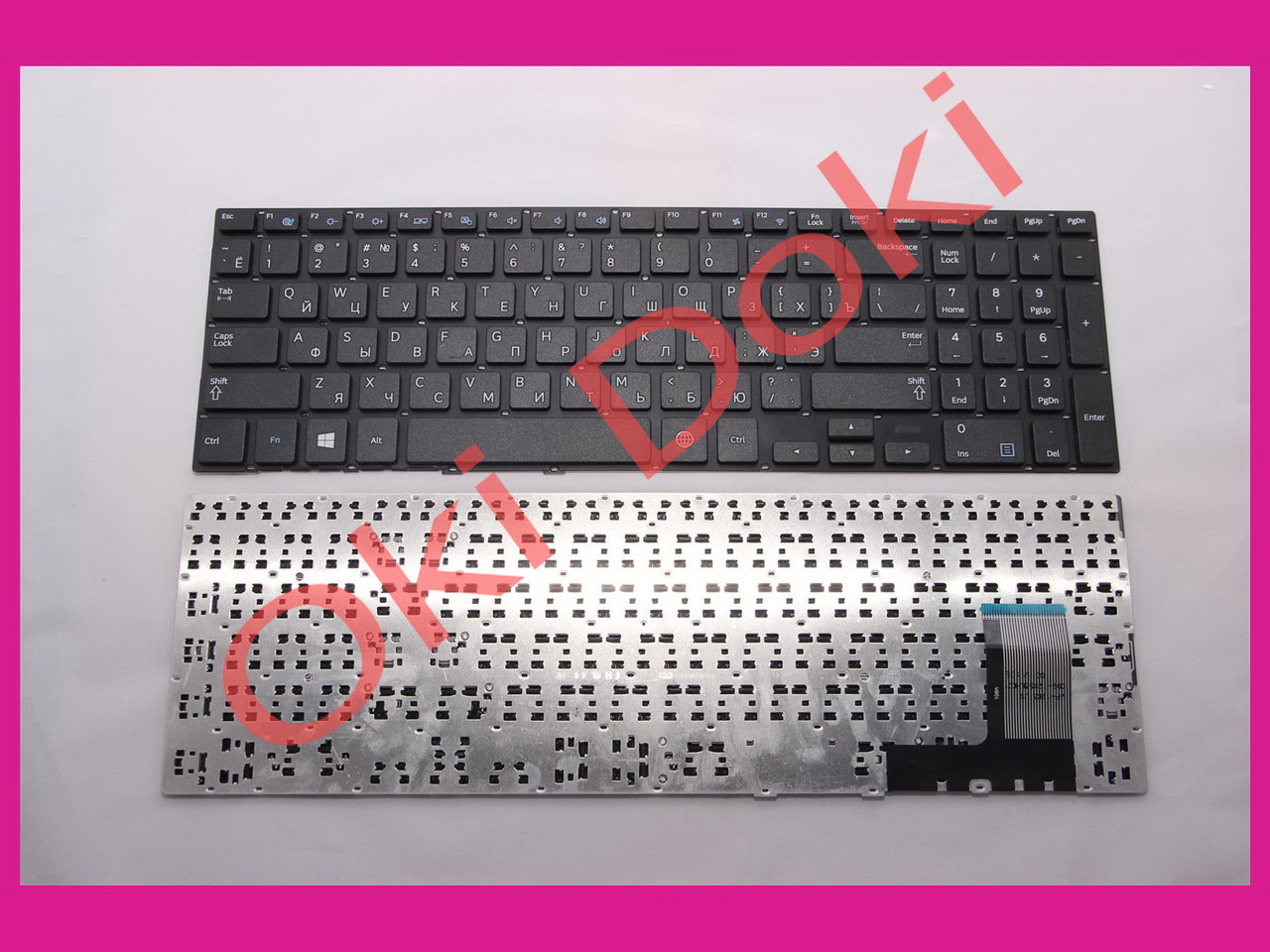 Клавіатура SAMSUNG NP370R5E NP450R5E NP470R5E NP510R5E rus black,, фото 1
