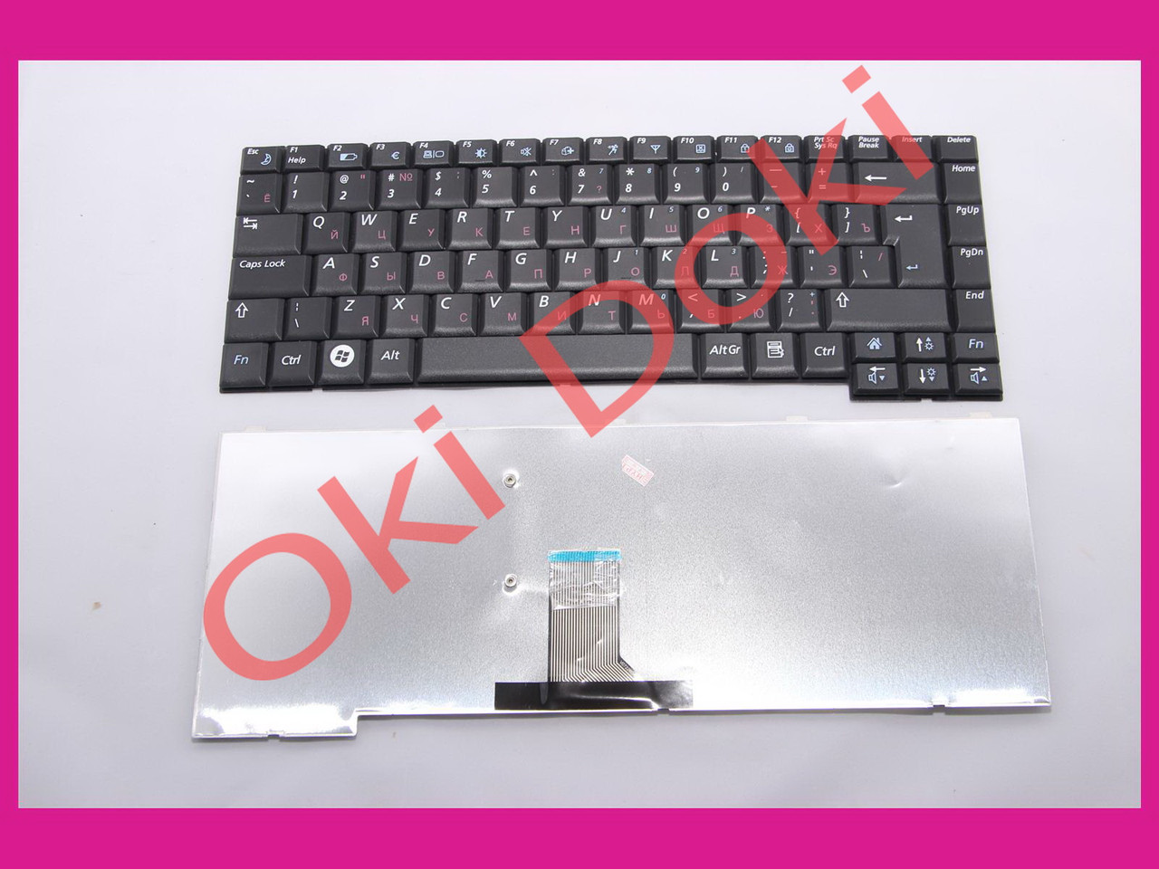 Клавіатура Samsung R510 R560 R60 R70 P510 P560 чорна BA59-02295L type 2
