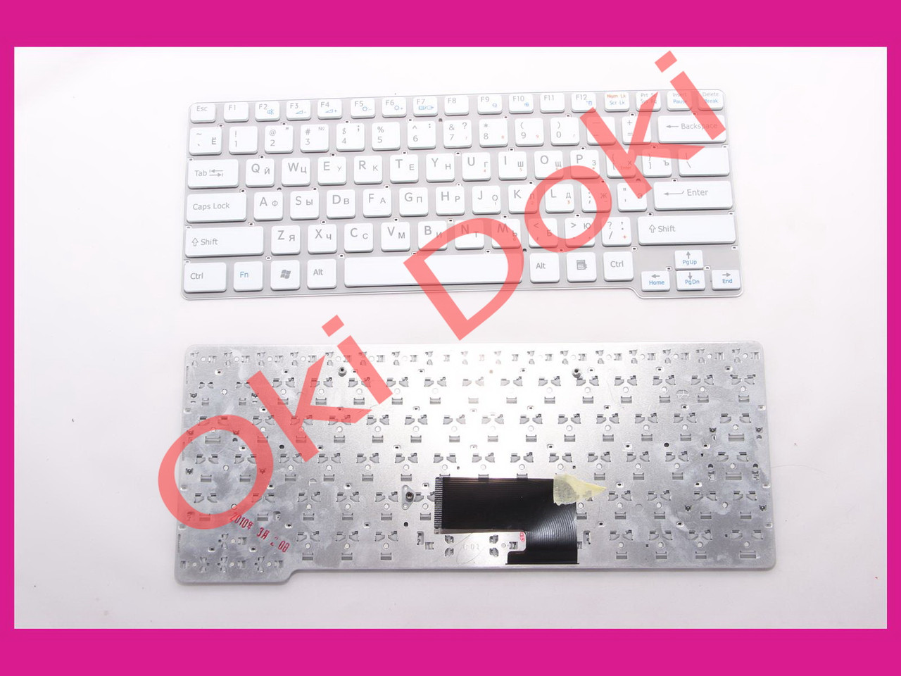 Клавіатура Sony Vaio VGN-CW біла