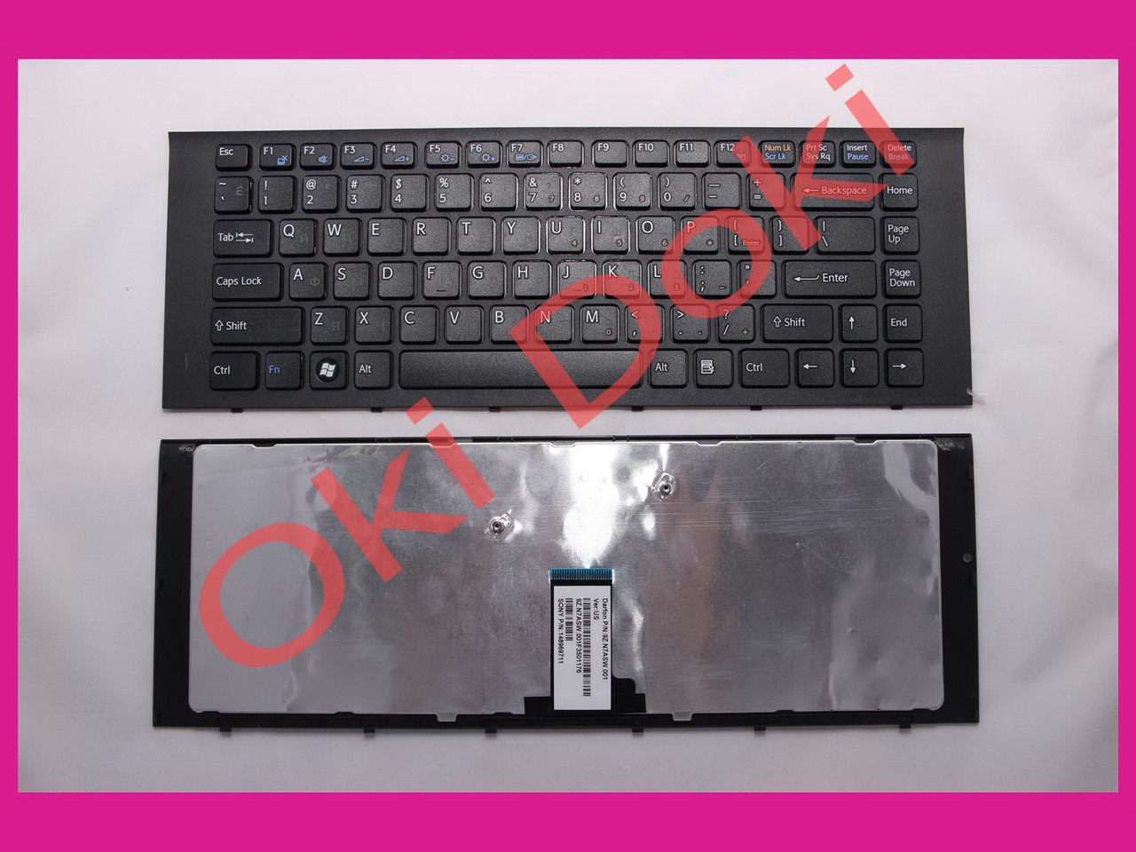 Клавиатура Sony VPC-EG VPC-EK Series RU black с рамкой type 1