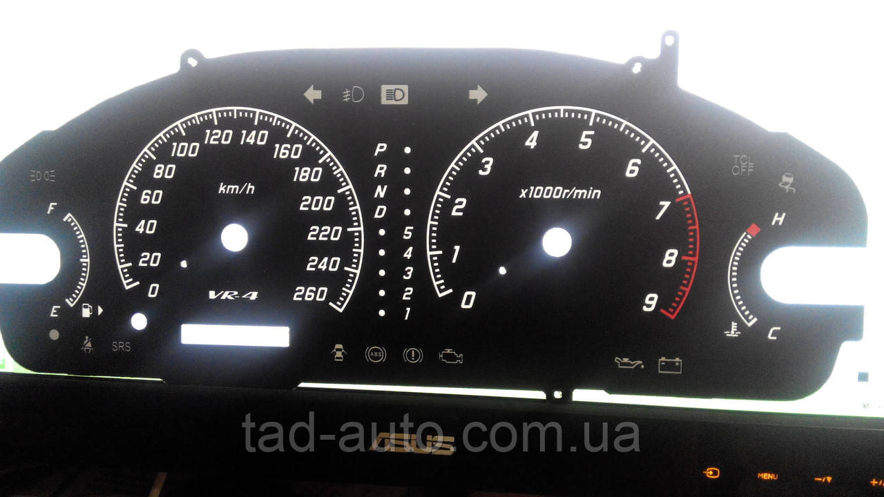 Шкали приладів mitsubishi galant vr4